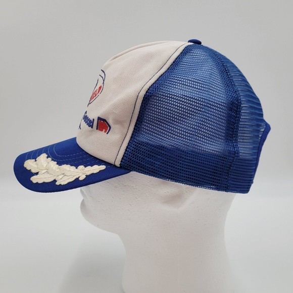 Geocel Water Shield Mesh Baseball Blue White Scrambled Eggs Snapback Hat Cap USA - Picture 4 of 10